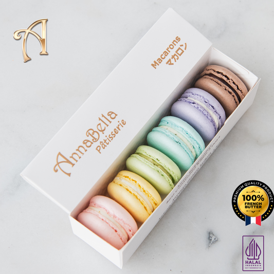 6PCS Macarons in Gift Box (Classic 1) | Special Price Rp58.000