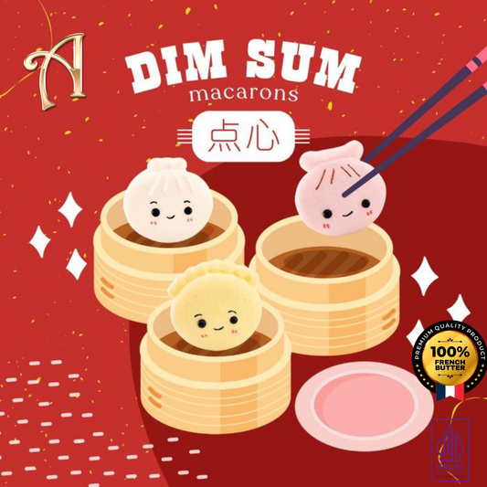 3PCS Dimsum Macarons in Gift Box | Special Price Rp48.000