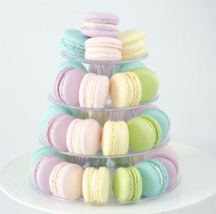 4 Tiers Tower (40pcs Macarons) | Tower Included | Easy To Self Assemble (Classic Series)
