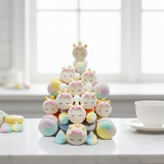 Unicorn Macaron Tower | 43pcs Macarons